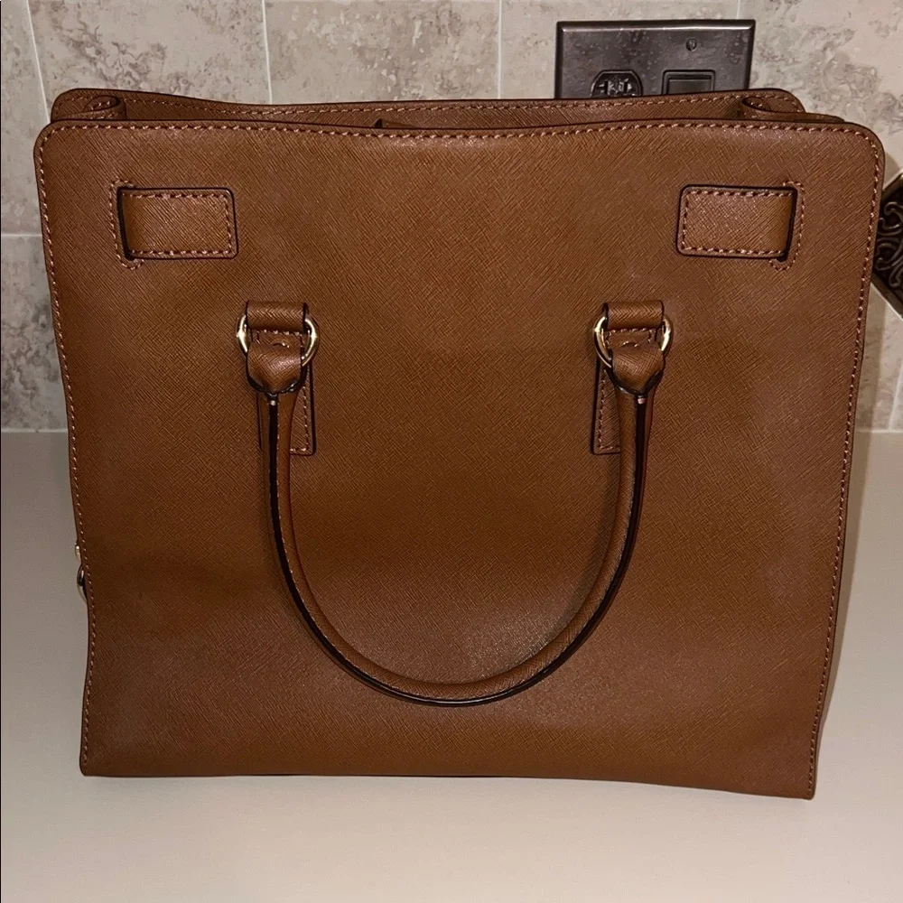 Michael Kors Tan Leather Satchel